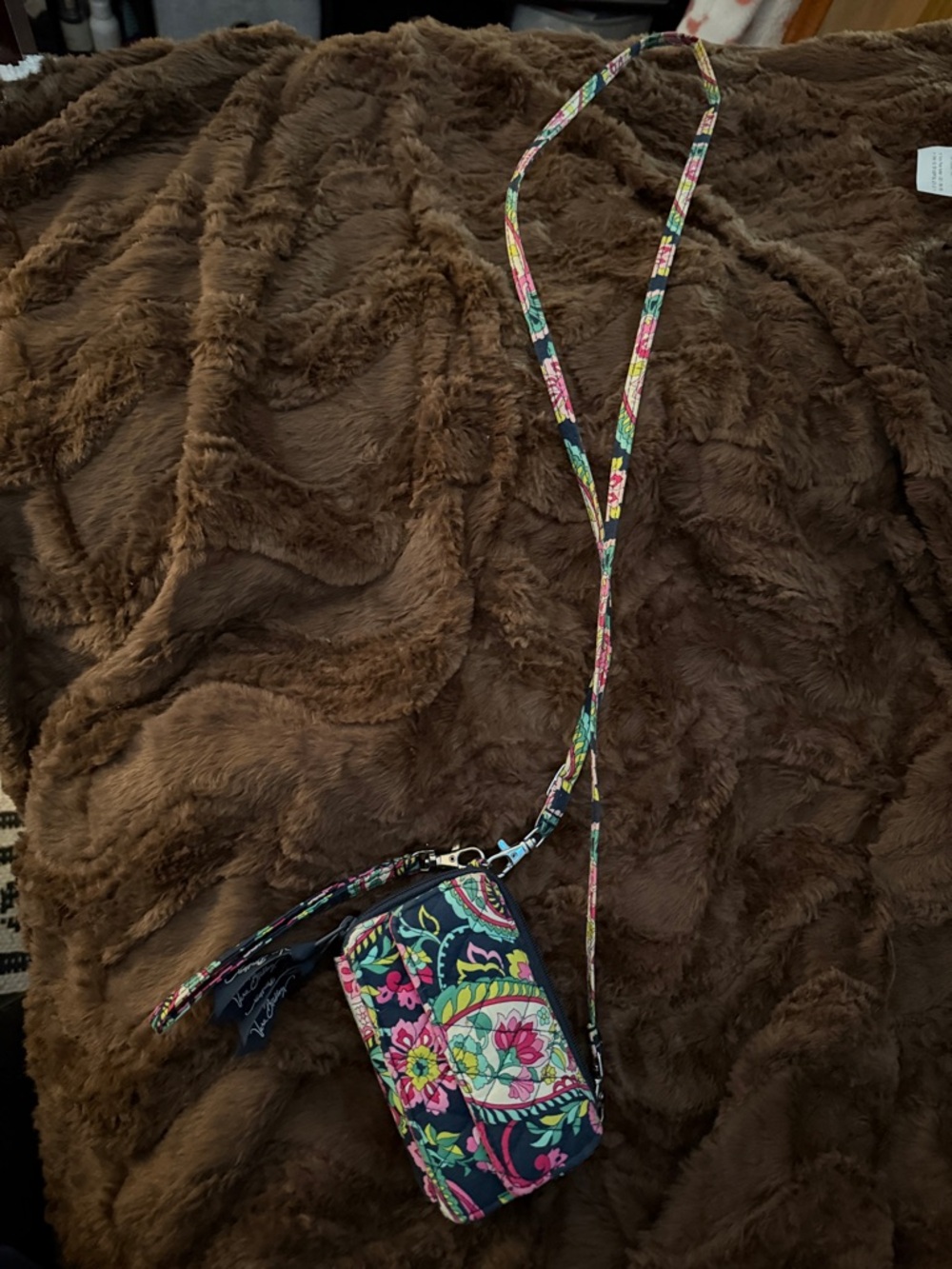 Vera Bradley Crossbody Wristlet - new, NEVER USED BEFORE